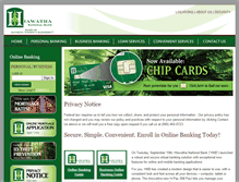 Tablet Screenshot of hnbank.com